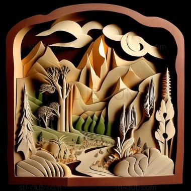 3D model Charles EBurchfield (STL)